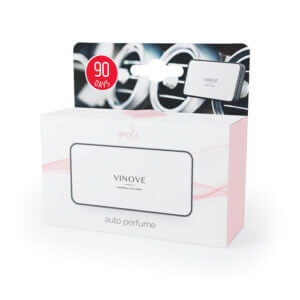VINOVE is a new brand of car perfumes, which was created by Polish enthusiasts in collaboration with French perfumers and Italian designers. The shape of the air fresheners fits into the style of modern cars. The fragrance lasts up to 90 days. Aroma66