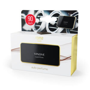 VINOVE is a new brand of car perfumes, which was created by Polish enthusiasts in collaboration with French perfumers and Italian designers. The shape of the air fresheners fits into the style of modern cars. The fragrance lasts up to 90 days. Aroma66