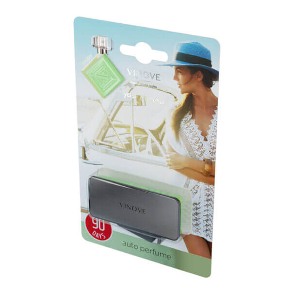 VINOVE is a new brand of car perfumes, which was created by Polish enthusiasts in collaboration with French perfumers and Italian designers. The shape of the air fresheners fits into the style of modern cars. The fragrance lasts up to 90 days. Aroma66